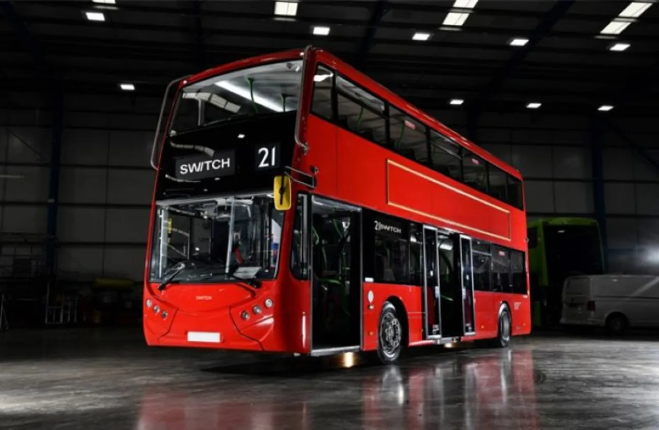 Switch Mobility unveils country's first electric double-decker air-conditioned bus