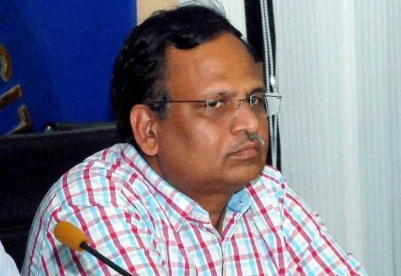 Delhi minister Satyendar Jain (File photo)