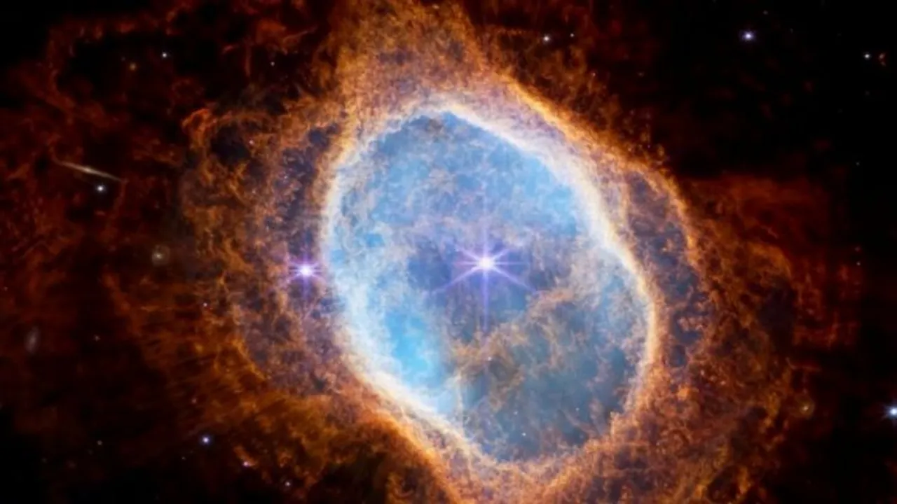 NASA's James Webb Space Telescope has witnessed the Southern Ring Planetary Nebula