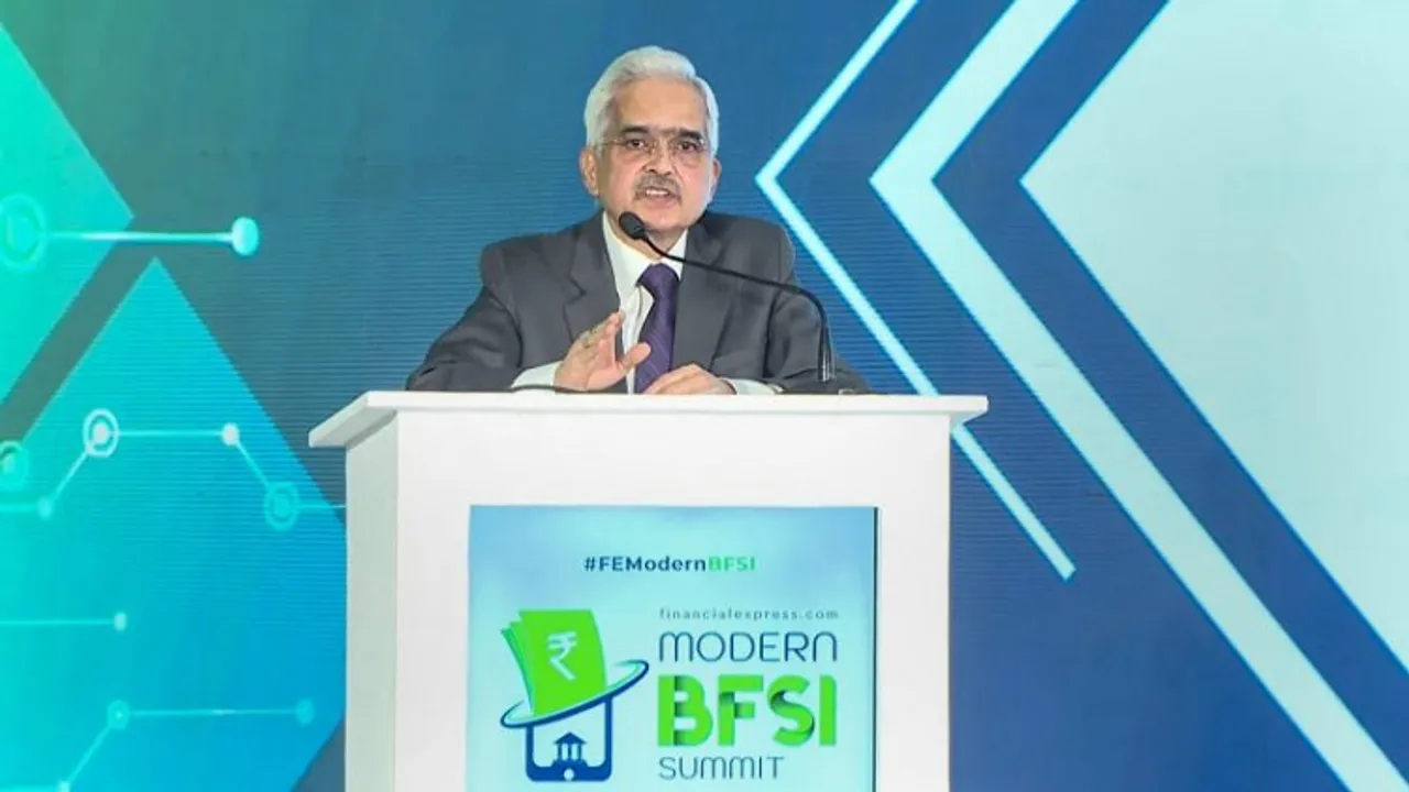 Reserve Bank of India Governor Shaktikanta Das speaks at the FE Modern BFSI Summit, in Mumbai