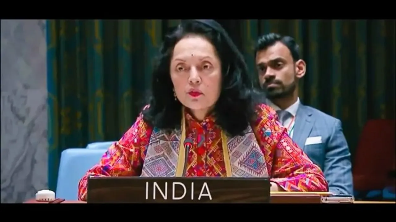 Indian representative Ruchira Kamboj at United Nations