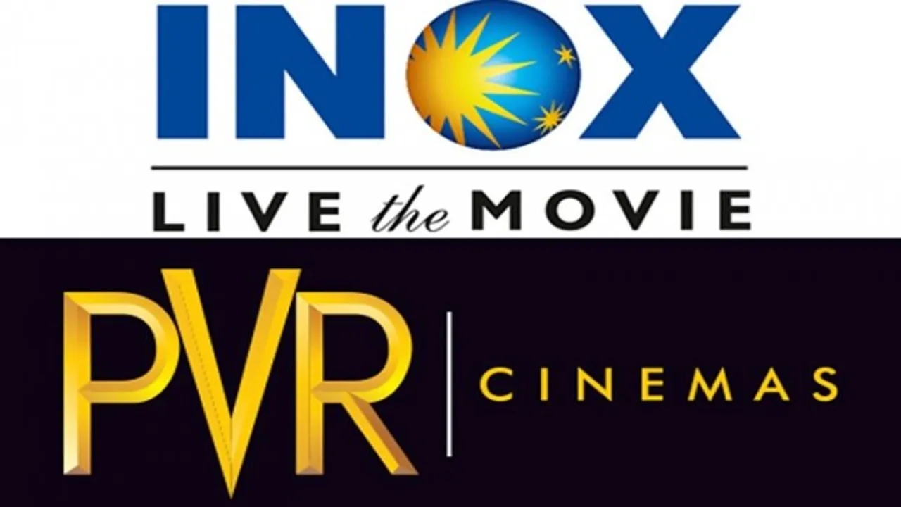 INOX AND PVR CINEMAS logo