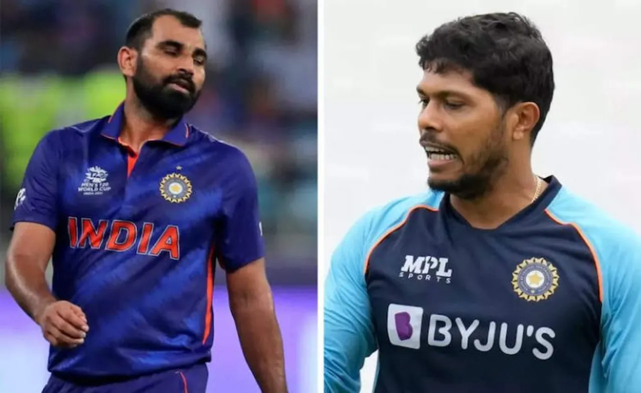 (Left) Mohammed Shami and Umesh Yadav (Right)