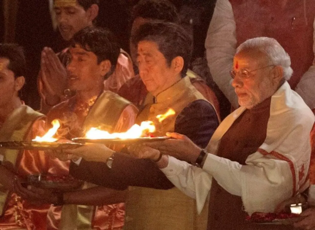 Prime Minister Narendra Modi with Former Japanese Prime Minister Shinzo Abe (File photo)