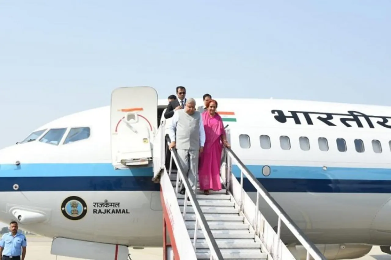 Vice-President Jagdeep Dhankhar arriving in Amritsar