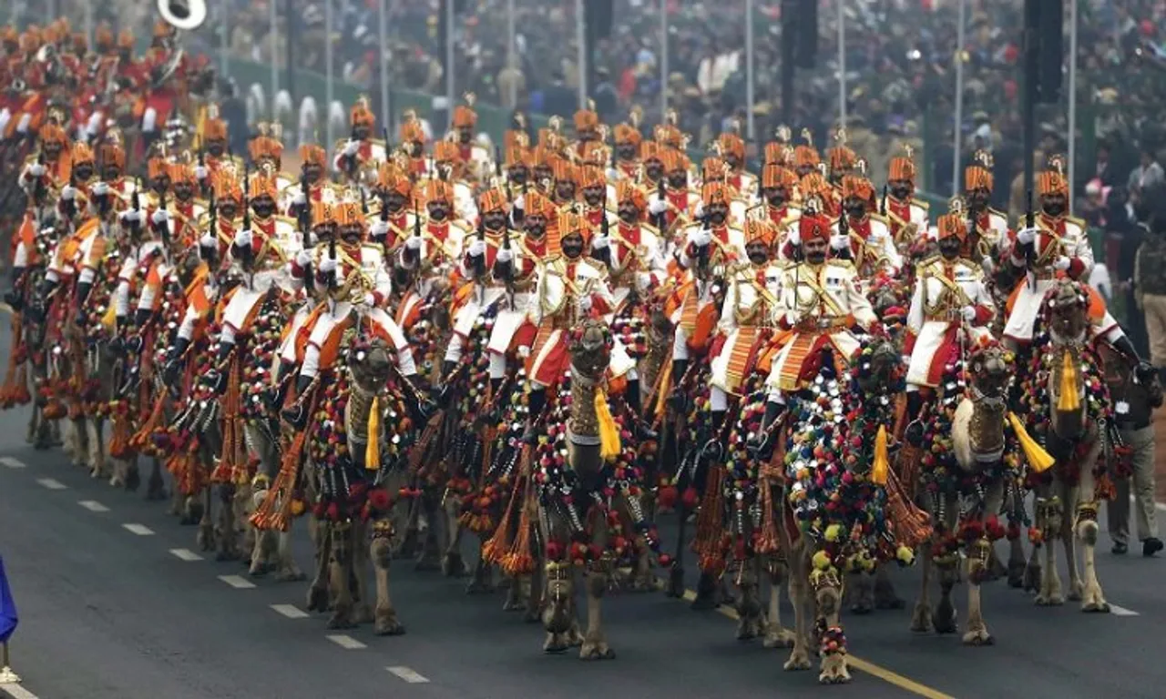 Camel contingent at Republic Day parade (File photo)
