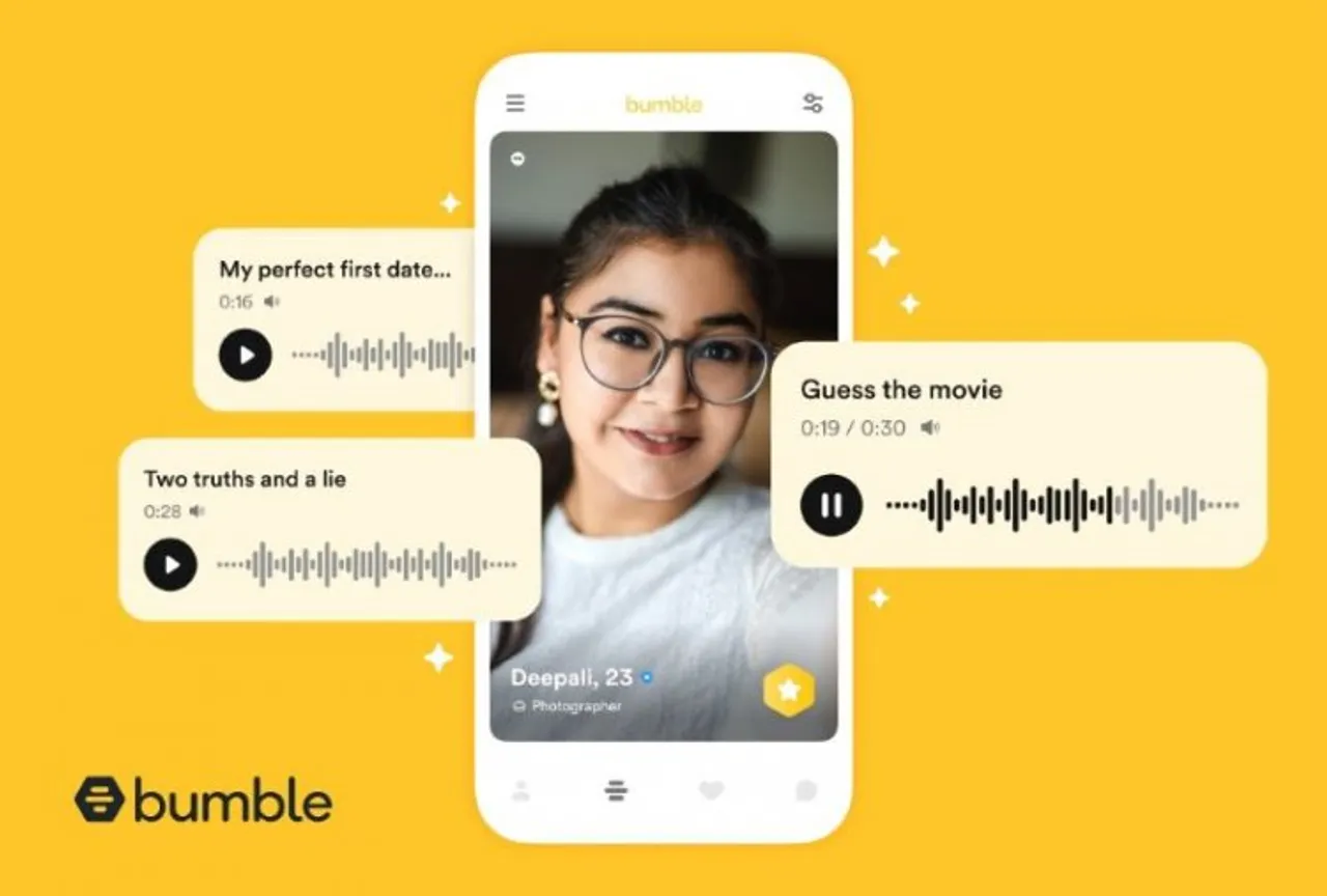 Bumble's new audio prompt feature