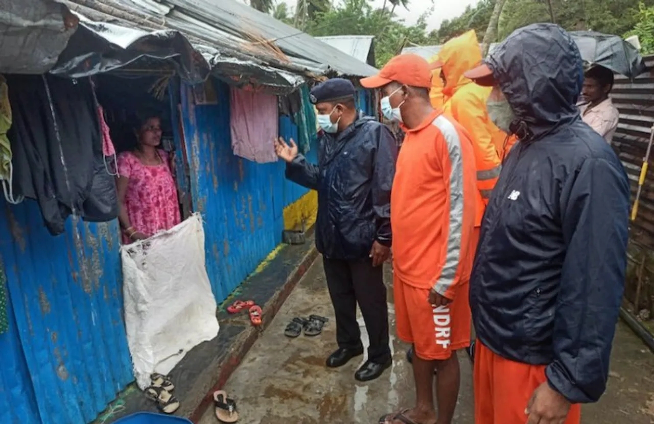 NDRF team taking stocks of preparations before cyclone