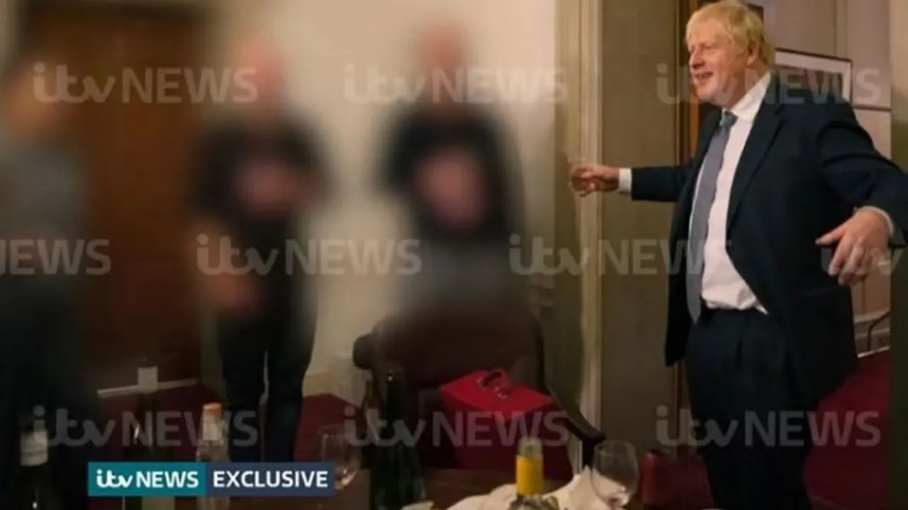 UK Prime Minister Boris Johnson (Photo courtesy: ITV News channel)