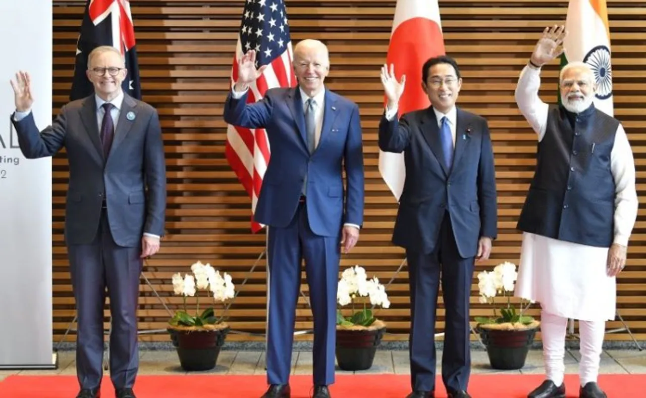 World leaders at QUAD summit in Japan