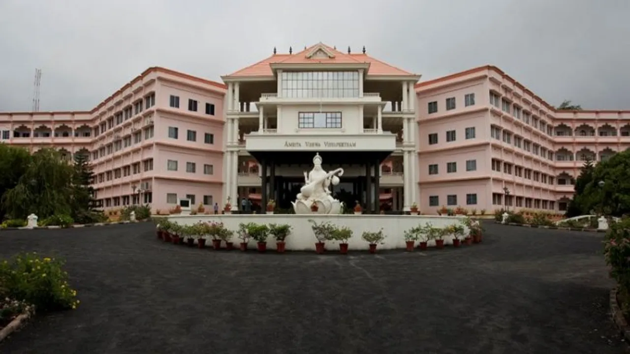 Amrita Vishwa Vidyapeetham the Fifth Best University in India