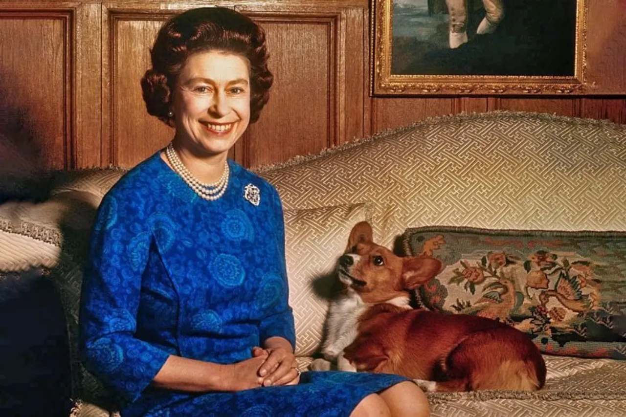 The queen loved her Corgis and called them her family (file photo)