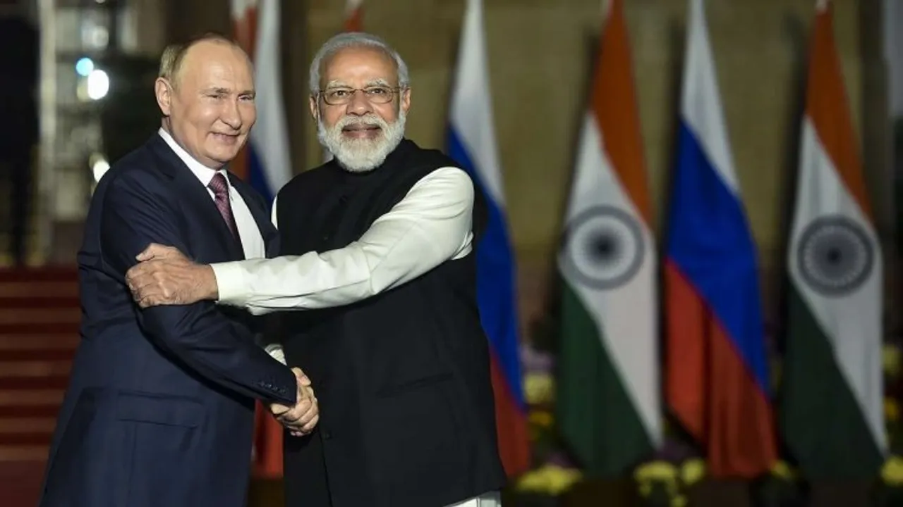 Prime Minister Narendra Modi and Russian President Vladimir Putin (File Photo)