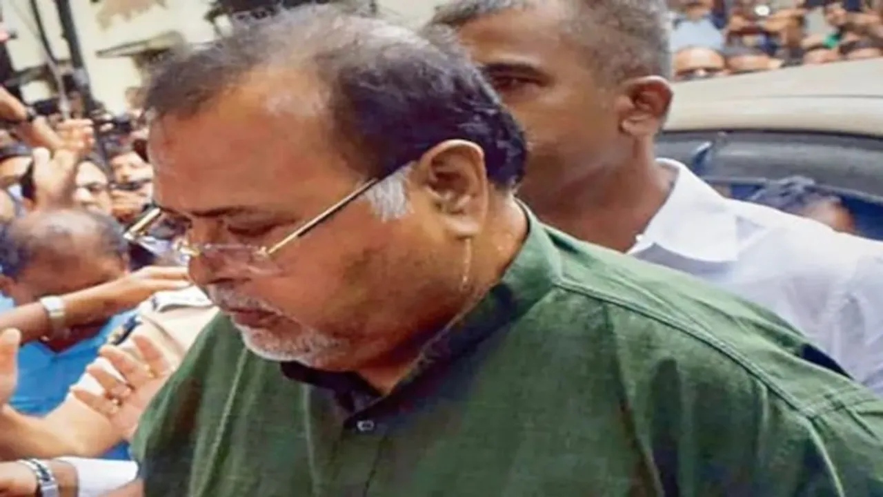 Arrested former Bengal minister Partha Chatterjee