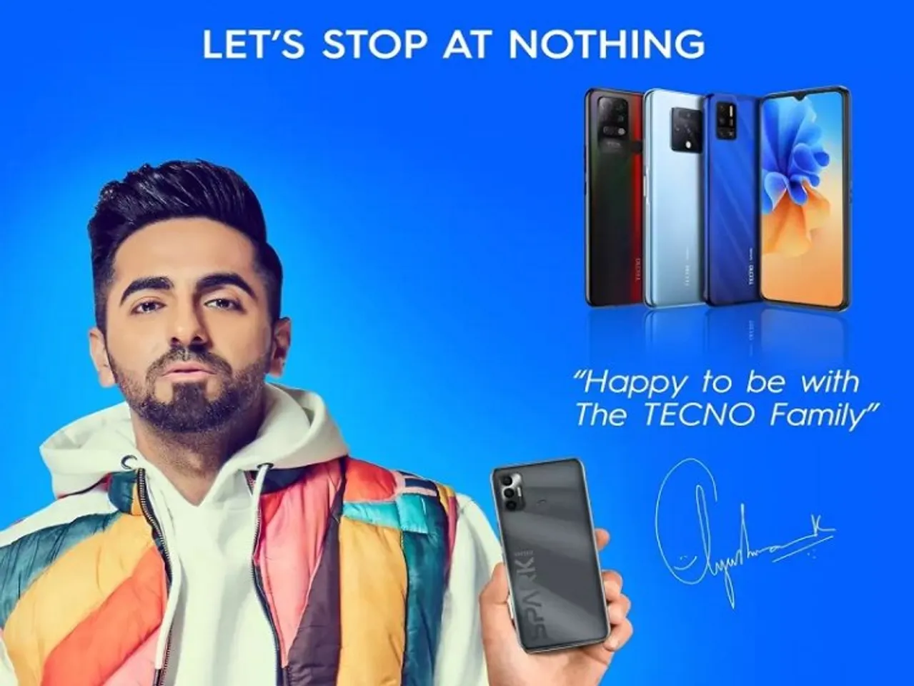 Ayushman Khurrana as brand ambassador of Tecno mobile India