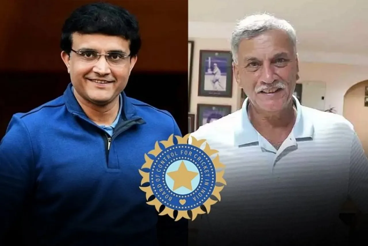 Sourav Ganguly (Left); Roger Binny (Right)