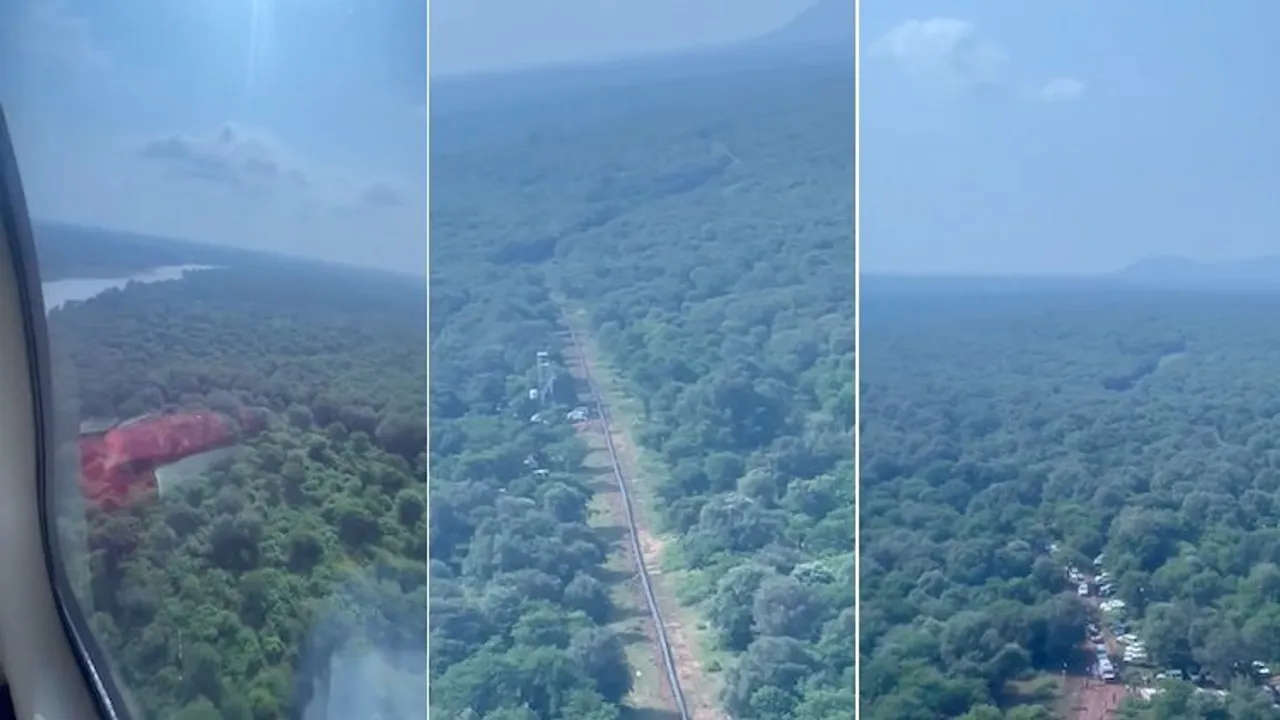 Breathtaking view of dense forest at Kuno National Park that can house 25 cheetahs