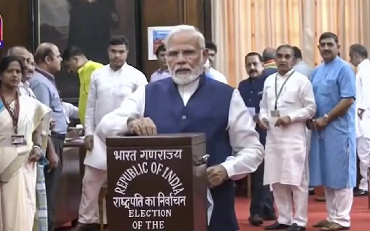PM Modi casts vote in Presidential election on Monday
