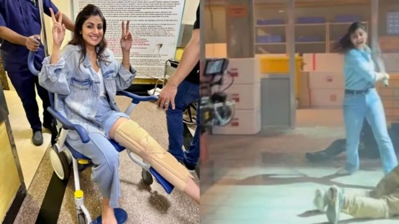 Shilpa Shetty broke her leg during the shoot on Indian Police Force