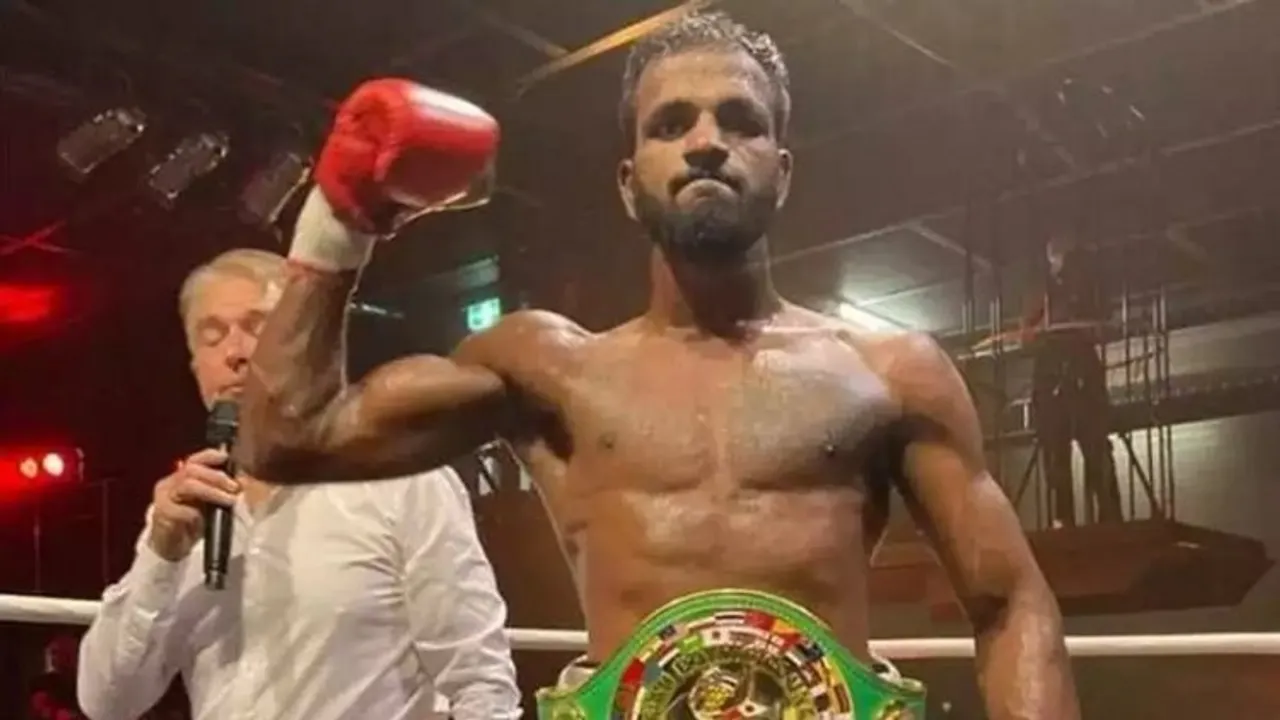 Indian pro boxer Sabari Jaishankar (File photo)