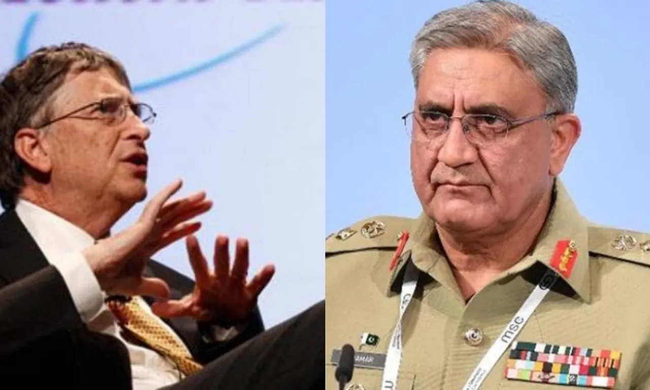 Pakistan Army chief Bajwa, Bill Gates discuss polio eradication