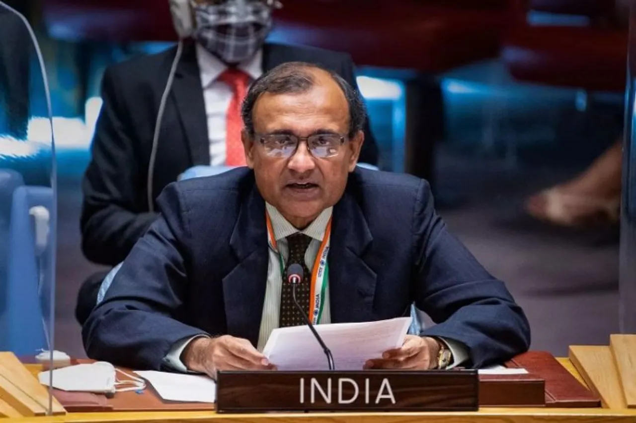 India's Permanent Representative to the UN Ambassador T S Tirumurti (Fie photo)