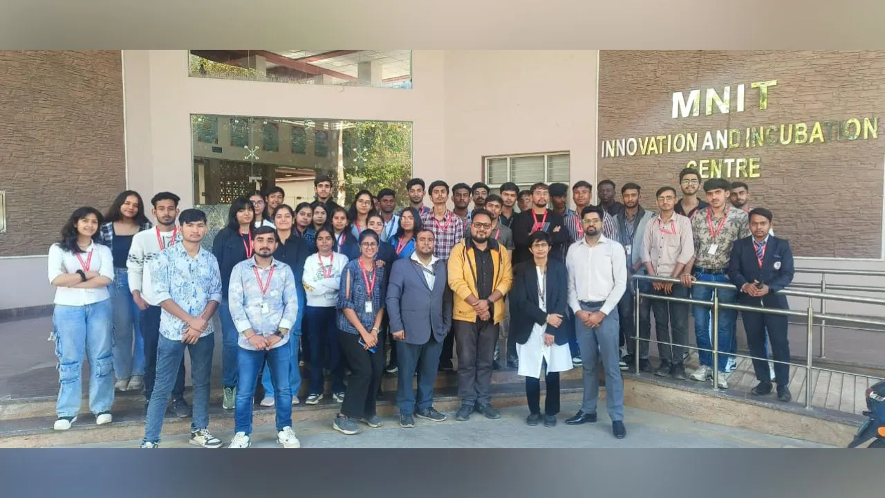 Nims University Student’s Visit to MNIT Innovation & Incubation Centre