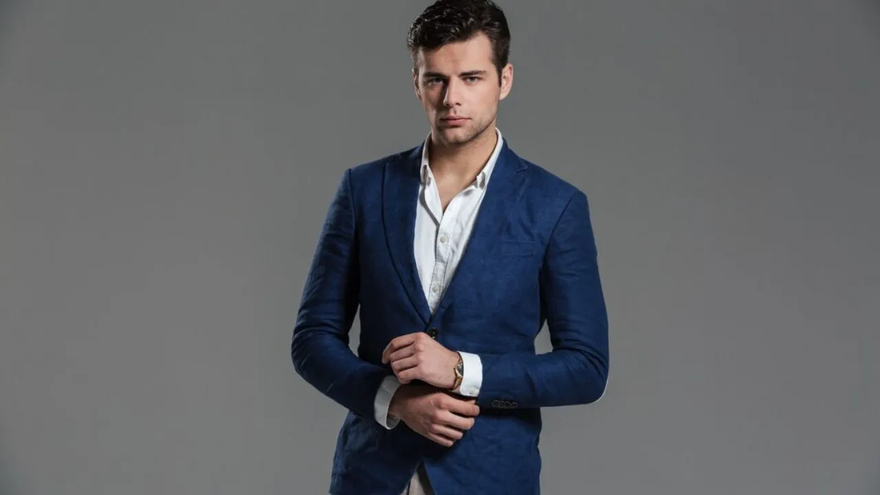 Single Breasted Blazer For Men