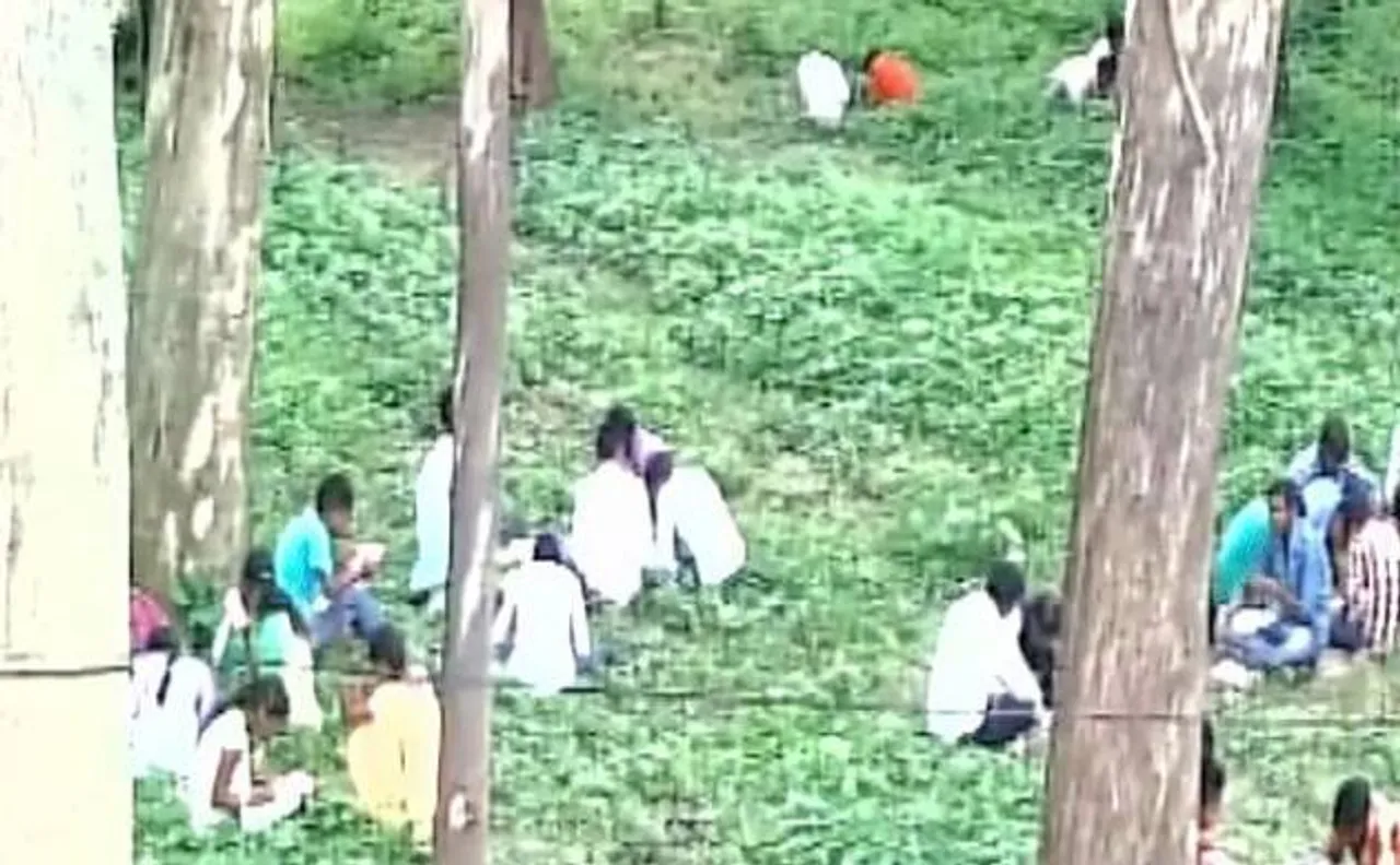 Caught on camera: Students found openly cheating in Dhanbad 