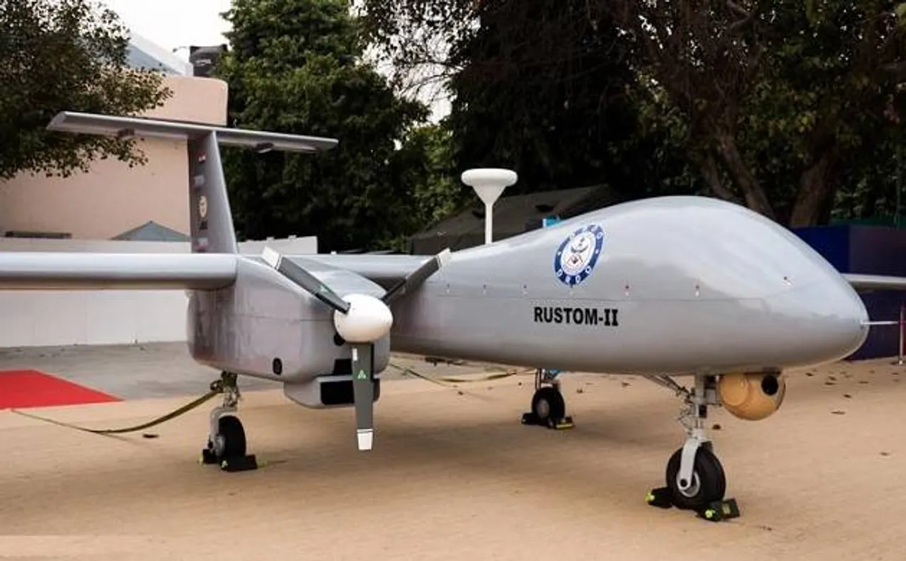 Rustom-2, India's long endurance Unmanned Combat Air Vehicle completes maiden flight