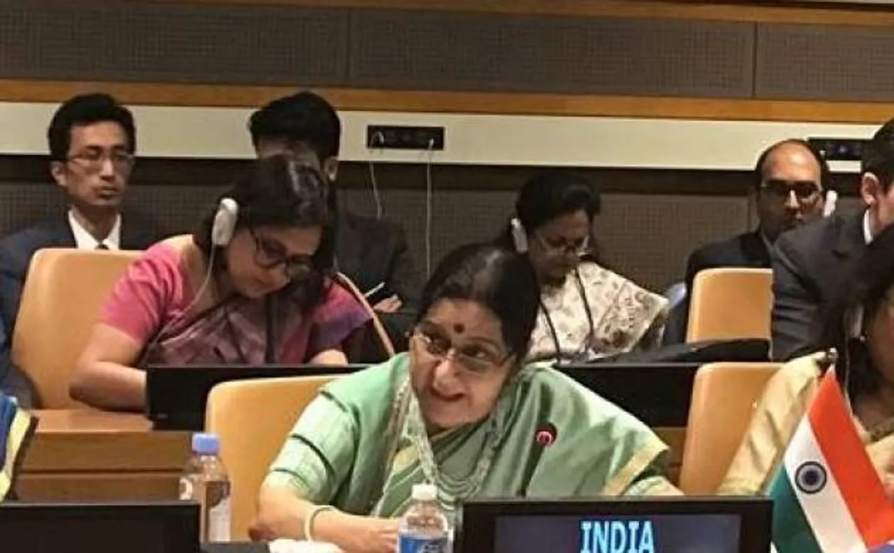 Swaraj at ad hoc SCO meeting: There can be no justification for any acts of terrorism