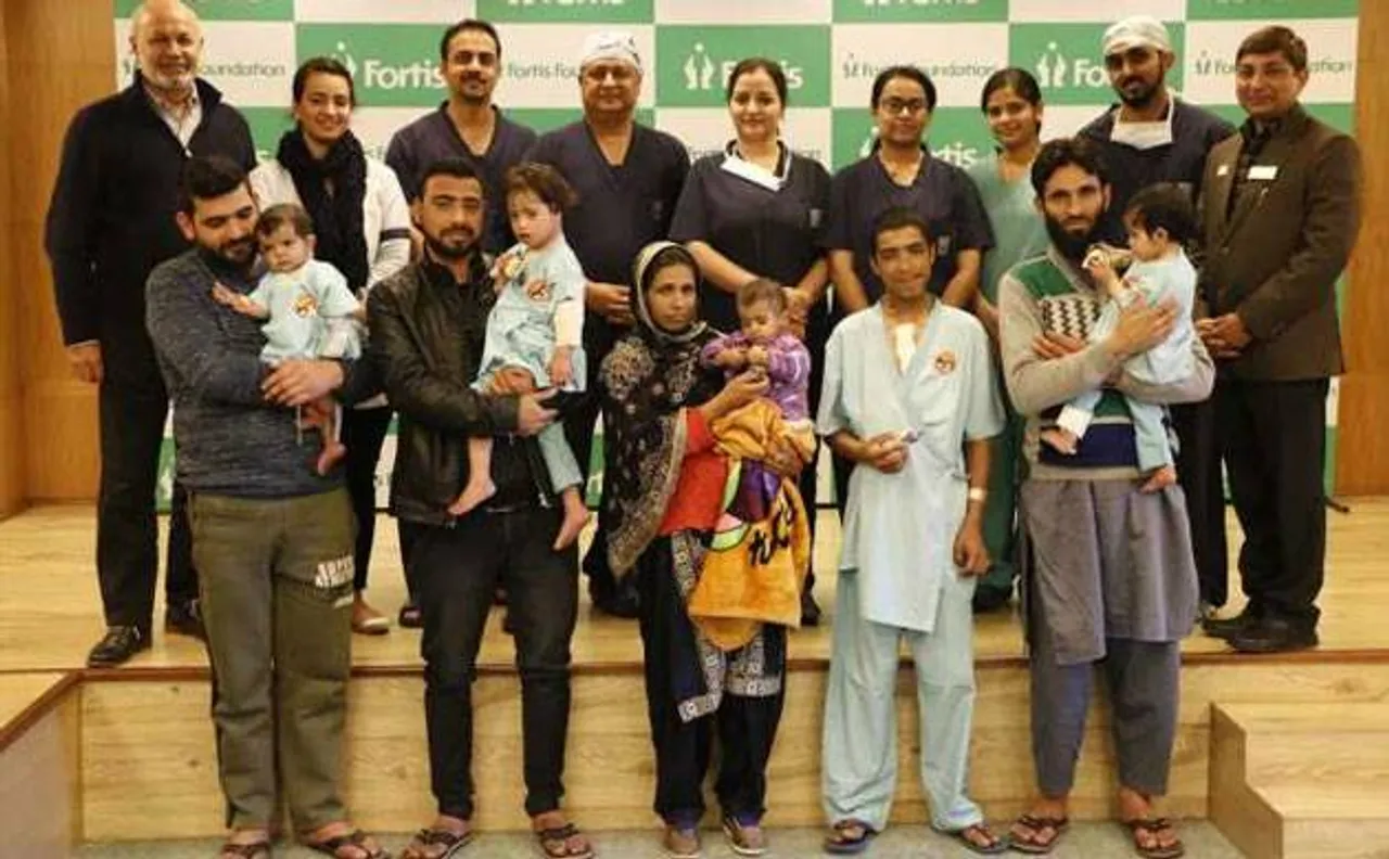 15 children from Kashmir receive free treatment for congenital heart defect