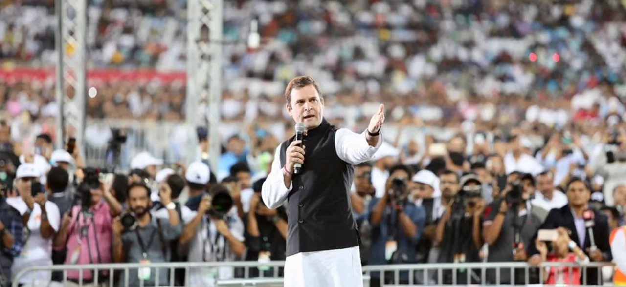 Back home there's over four years of intolerance, Rahul Gandhi tells Indian diaspora in UAE 