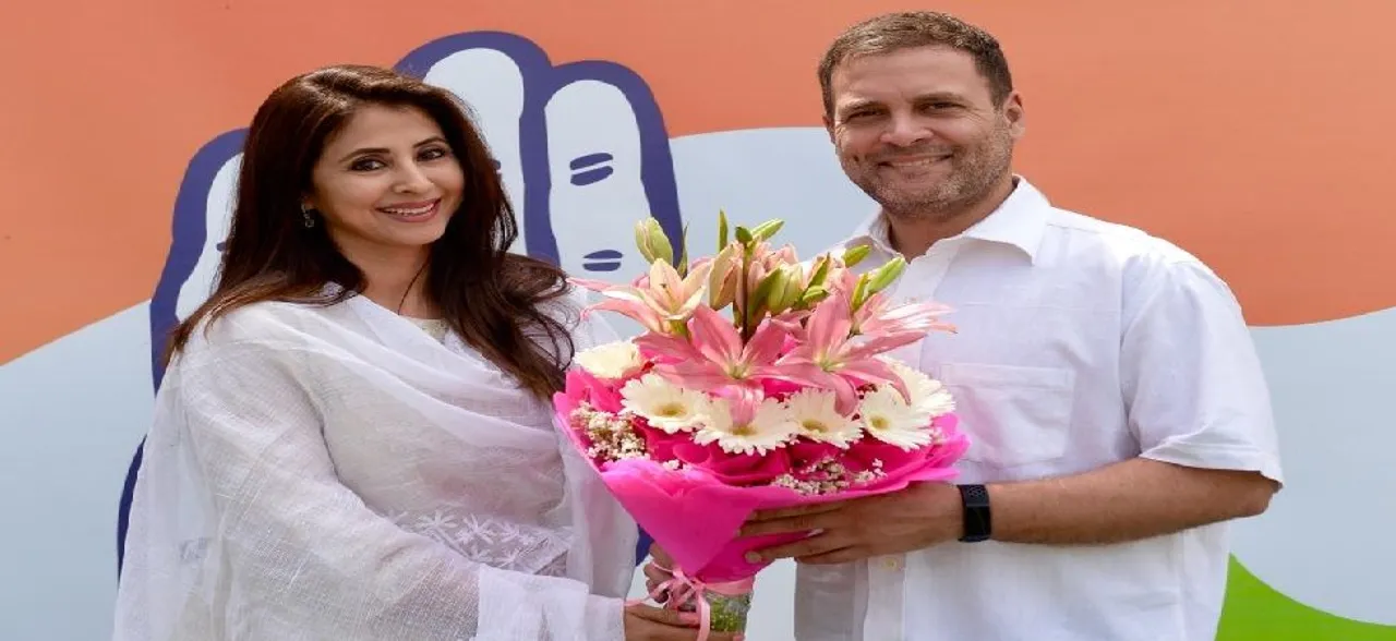 Urmila Matondkar joins Congress in presence of Rahul Gandhi, likely to contest from Mumbai North  