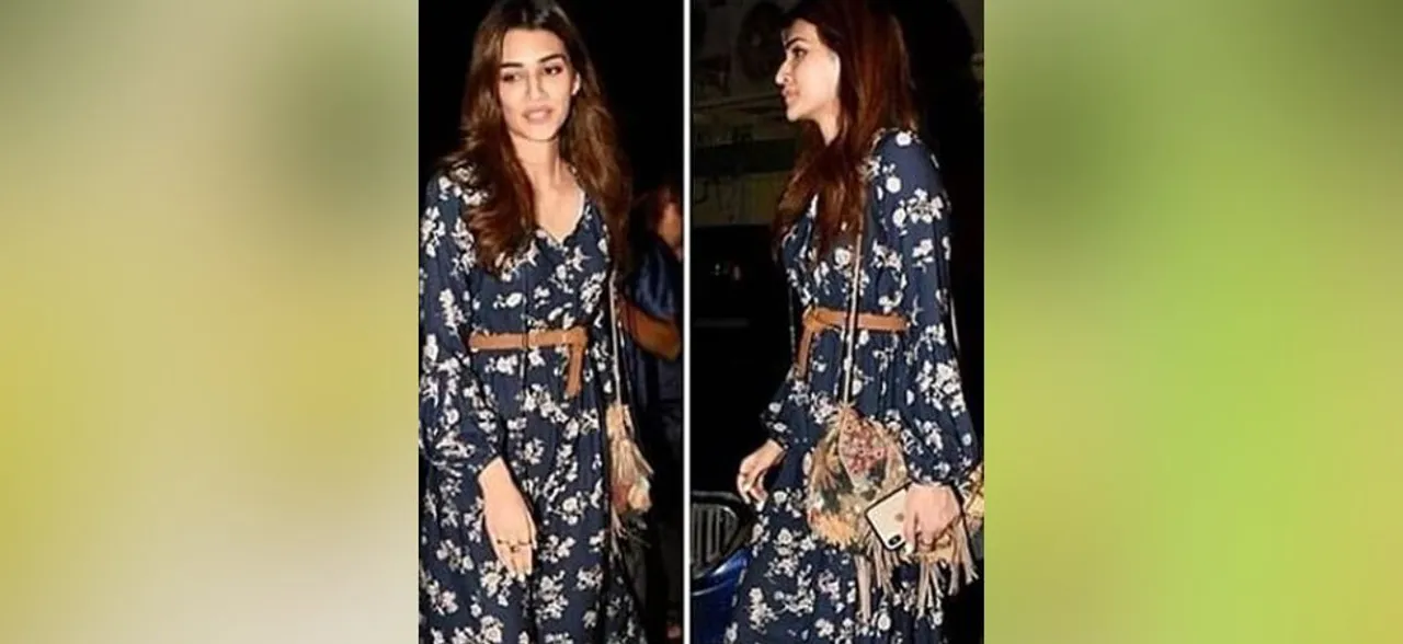 Kriti Sanon's casual evening dress can surely burn a hole in your pockets, guess the price?