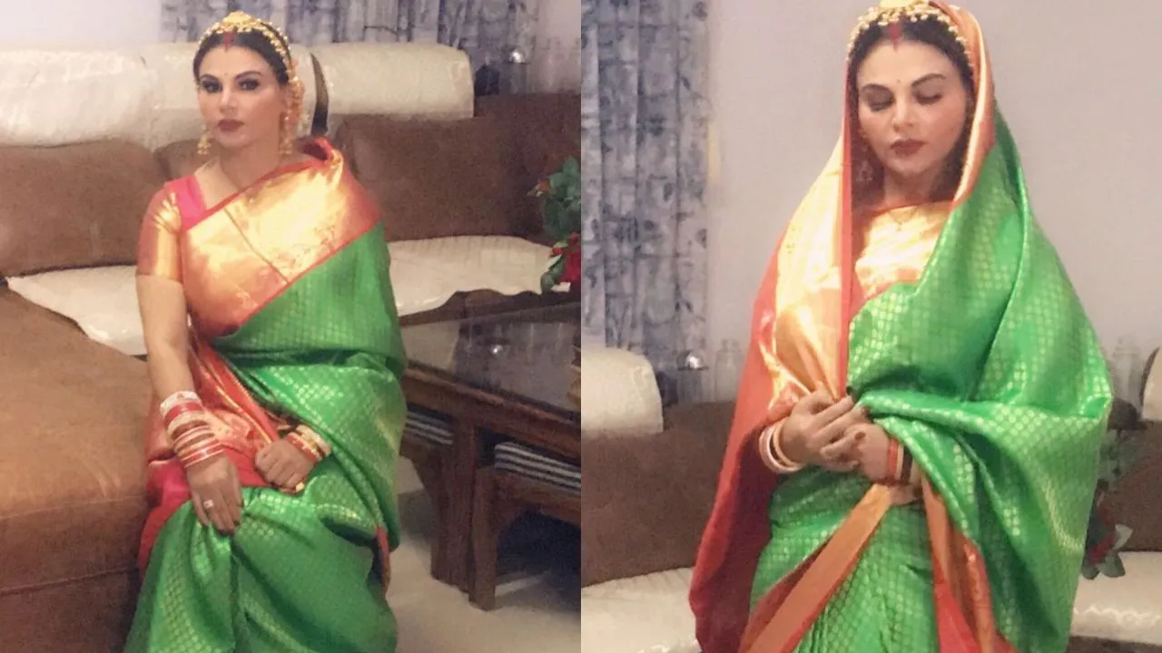 Rakhi Sawant Celebrates First Karwa Chauth Without Her Mystery Husband, See Photos