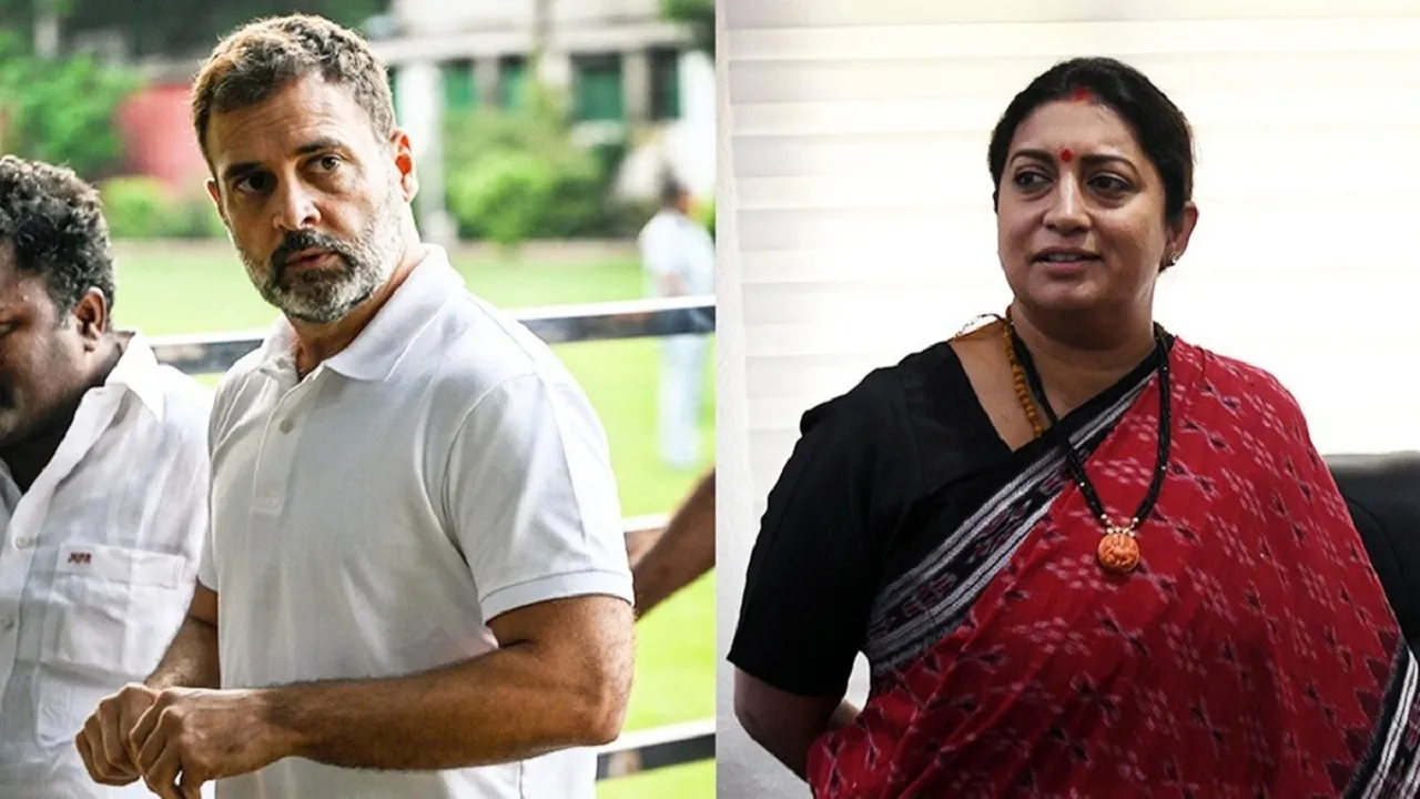 Smriti Irani attack on Rahul Gandhi 