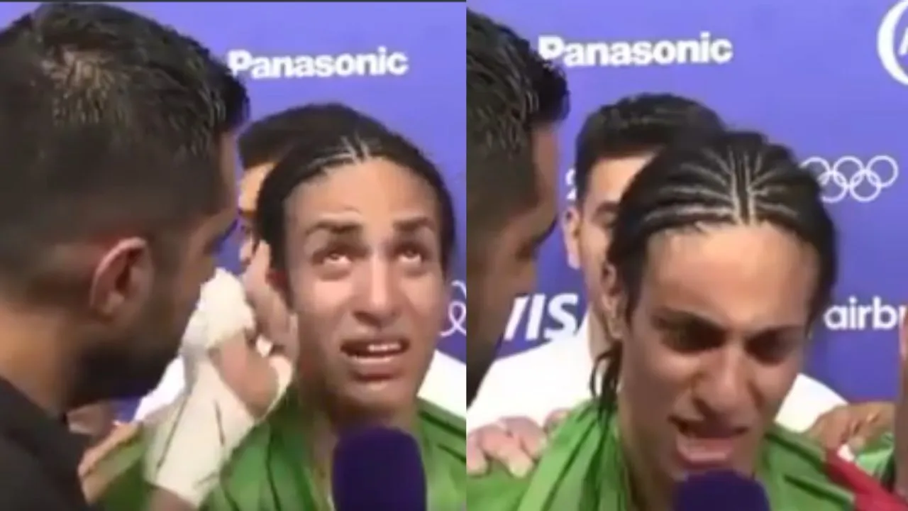 Allahu Akbar Boxer Imane Khelif breaks down after securing medal in Paris Olympics 2024 video goes viral 