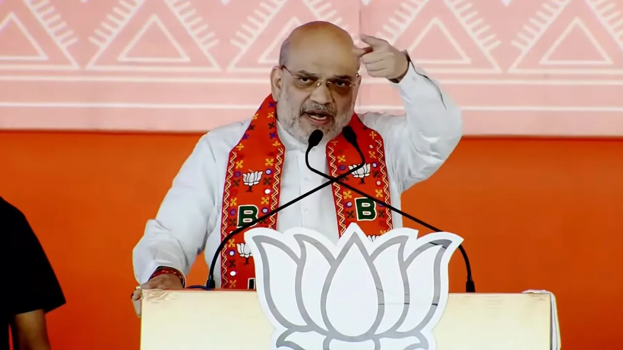 अमित शाह ने घाटशिला में की रैली, बांग्लादेशी घुसपैठियों को निकालने का दिया आश्वासन