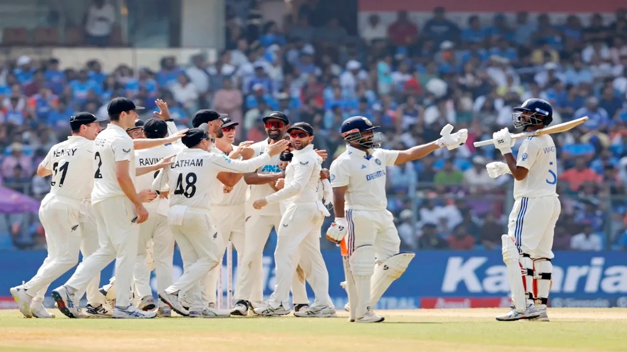 IND vs NZ: टीम इंडिया का शर्मनाक प्रदर्शन, 24 साल बाद क्लीन स्वीप का सामना