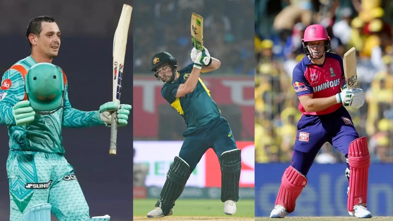 Jos Buttler Quinton de Kock and Josh Inglis (1)