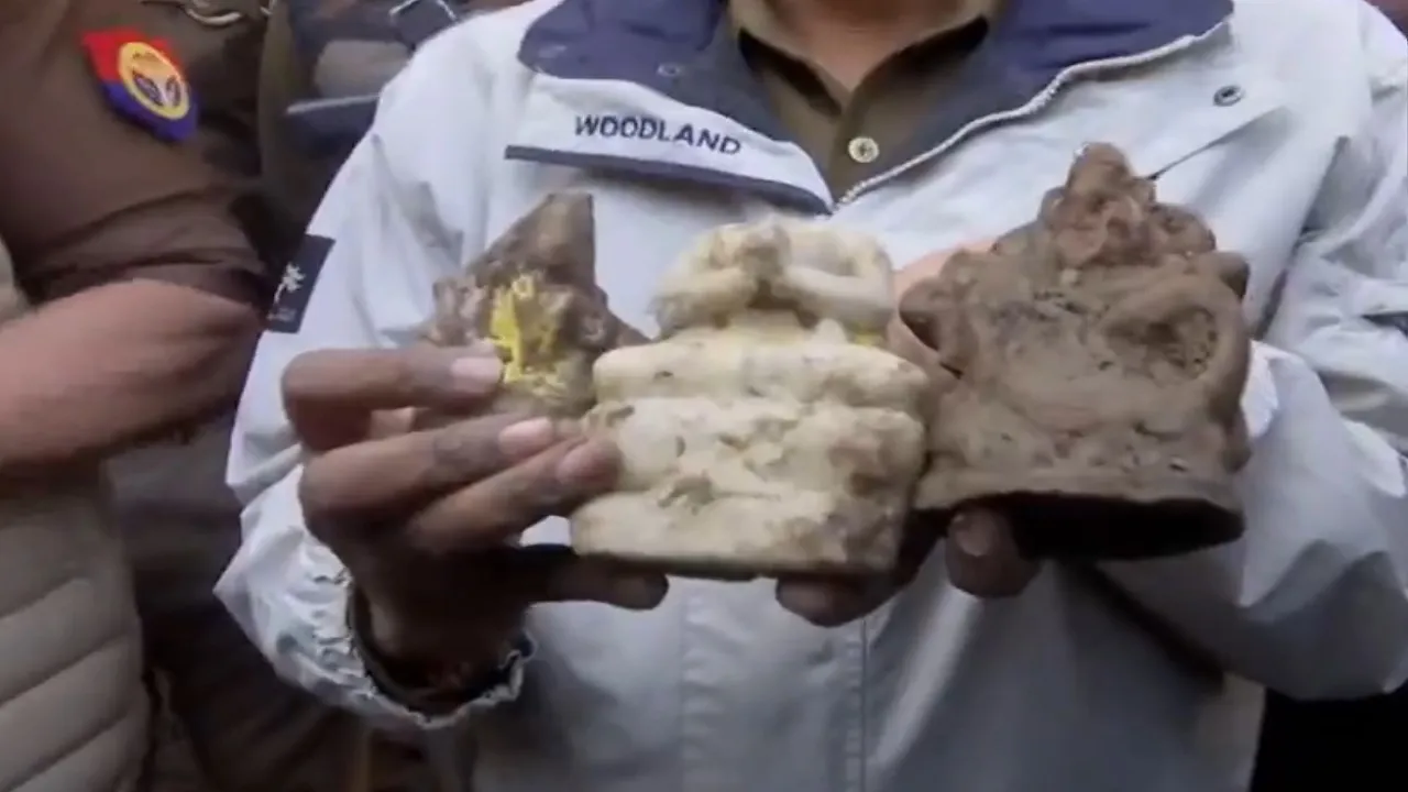 sambhal temple idols