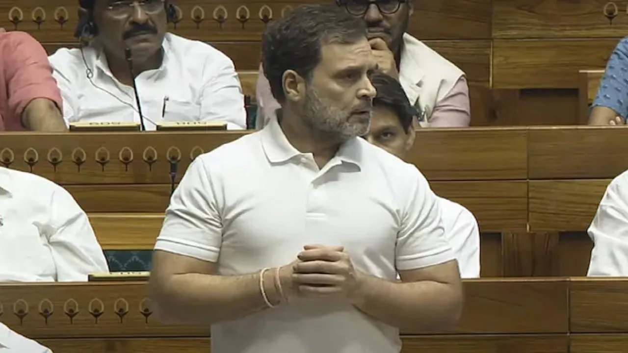Rahul Gandhi in Lok Sabha 10 march