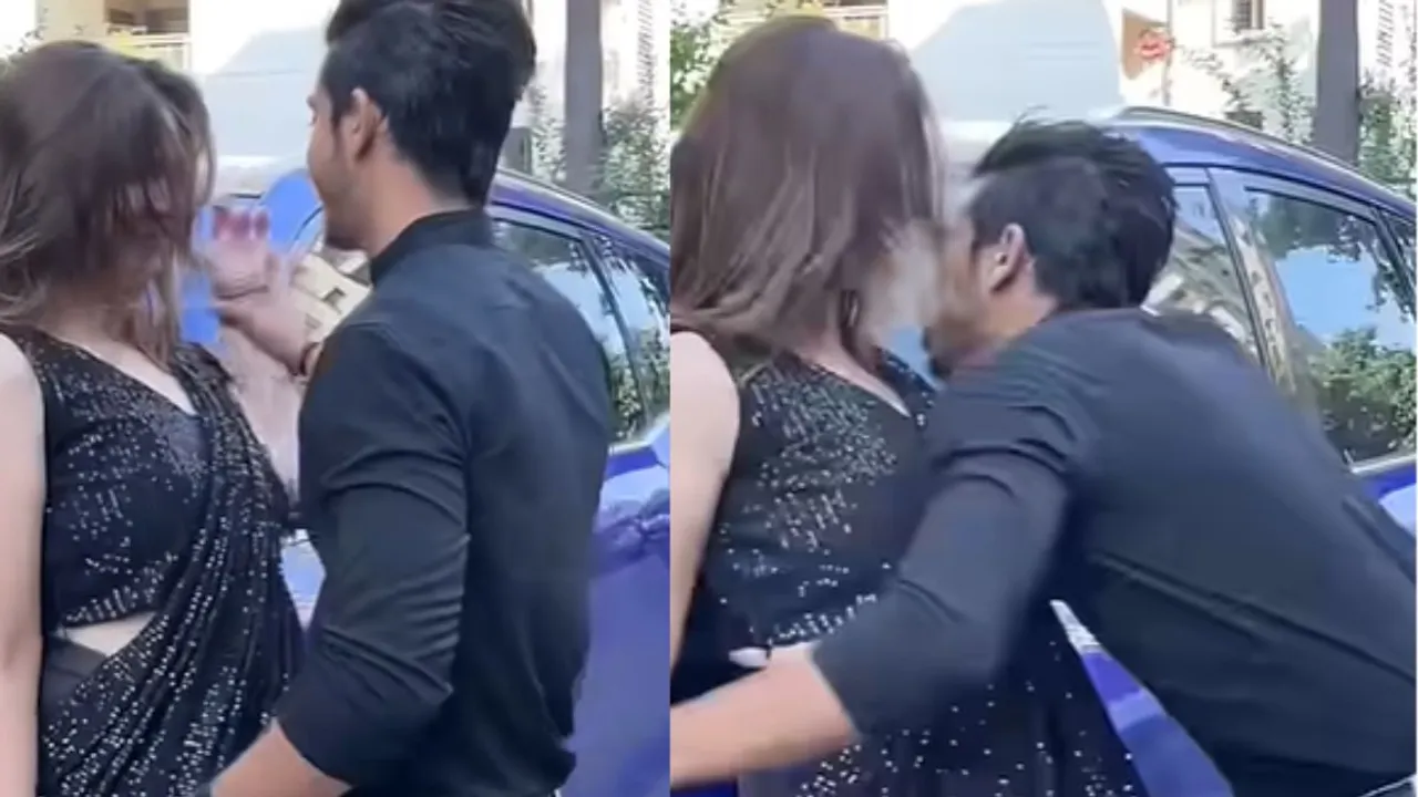 viral couple video on social media