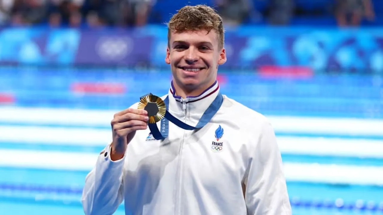 Parents could never win but son Leon Marchand won record 5 medal including 4 gold in Paris Olympics 2024 