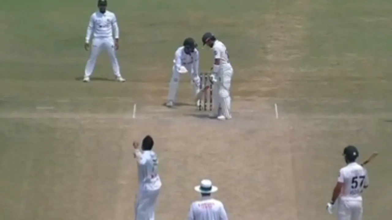 PAK vs BAN: Angry Shakib Al Hasan fired the ball at Mohammad Rizwan watch viral video