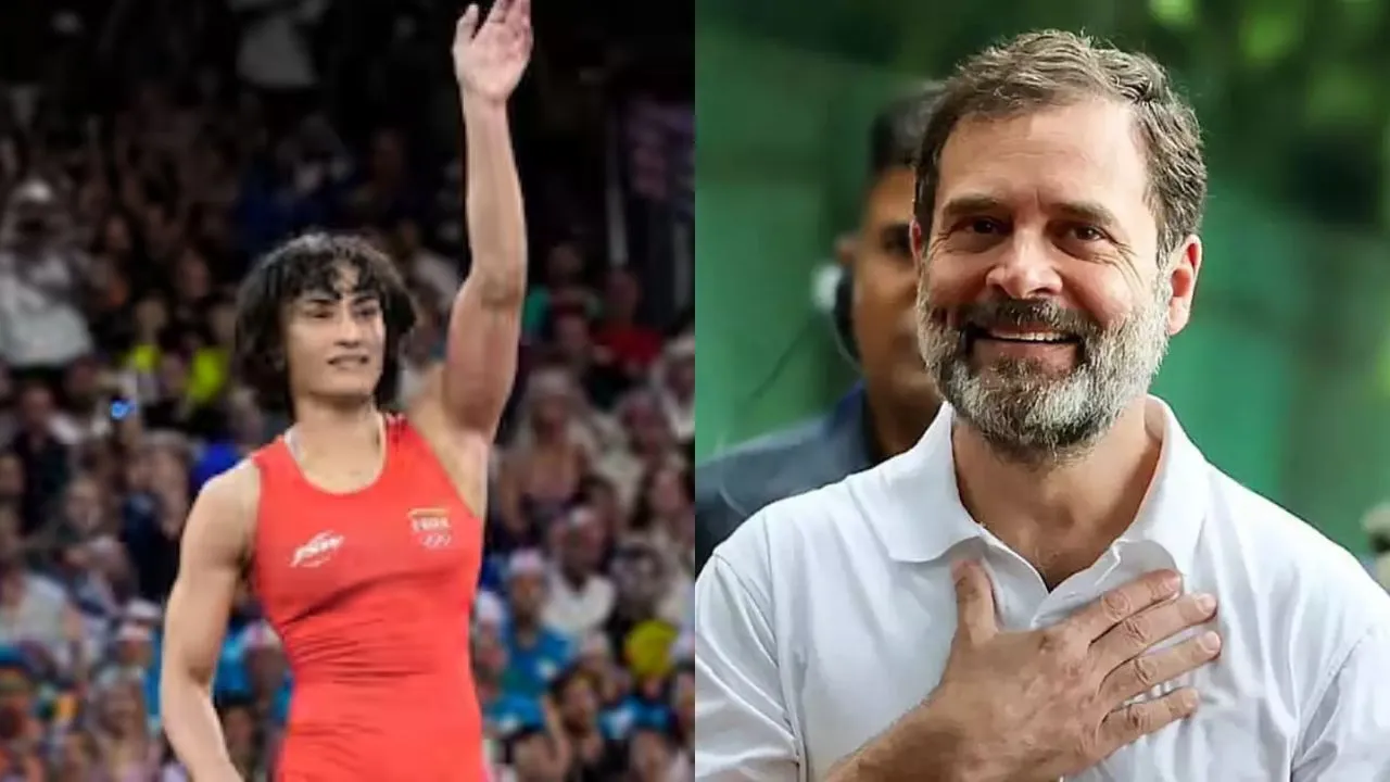 Champions give their answer on the field Rahul Gandhi congratulates Vinesh Phogat for Paris Olympics final 