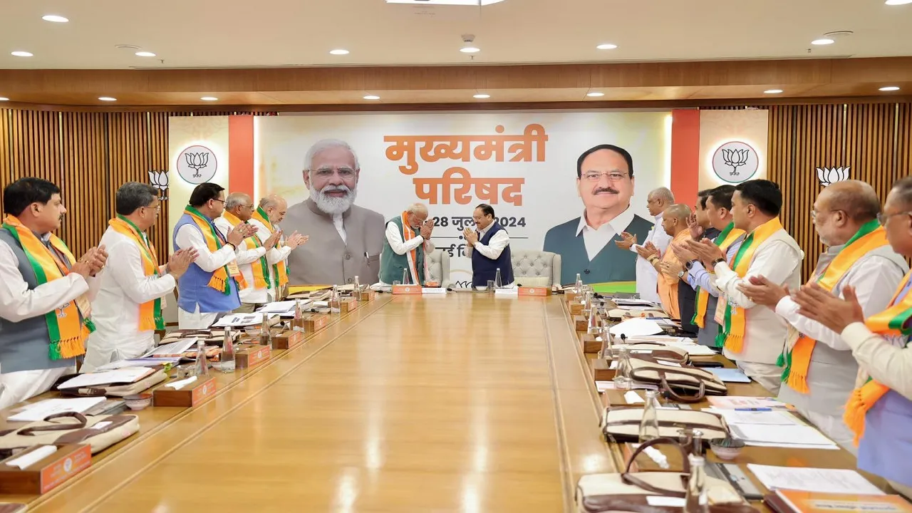 BJP Meeting in Delhi