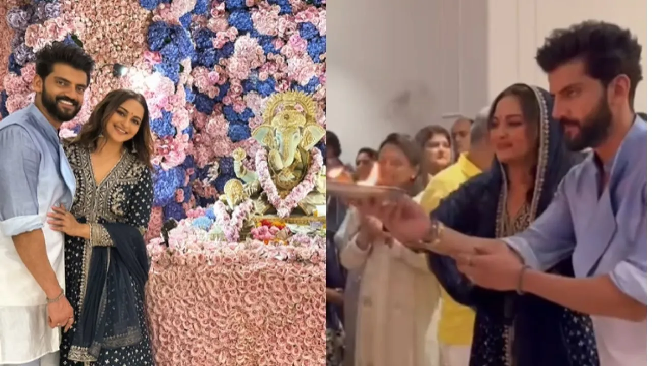 sonakshi sinha zaheer iqbal ganpati