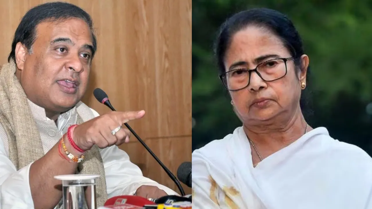 Himanta Sarma And Mamata Banerjee